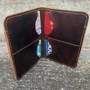 5 pocket jumbo leather wallet